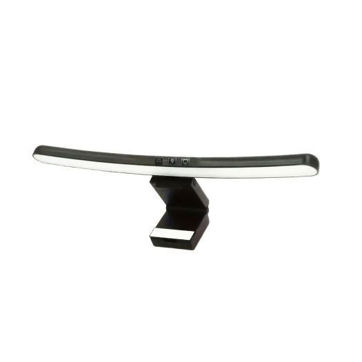 Curved Monitor Light Bar for Curved Monitor, Computer hanging lamp Bar with 3 Color Temperature Modes Stepless Dimming, Touch Control Computer Screen Lamp, for Work and Office